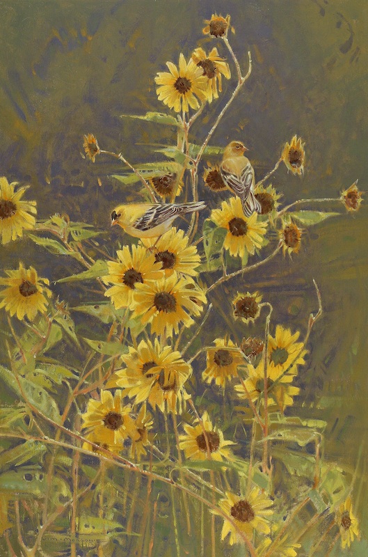Mostly Sunny, 30"x20", Oil on Linen
